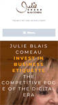 Mobile Screenshot of etiquettejulie.com